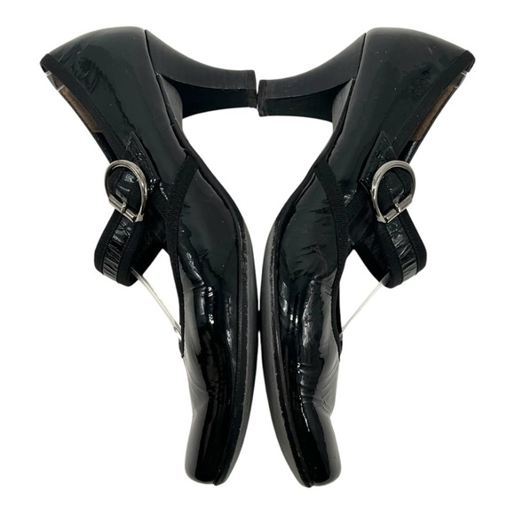 Paul Green Black Patent Leather Mary Jane Handcrafted Heels Women’s 7.5 - Picture 11 of 16